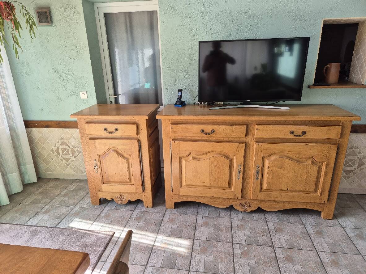 Buffet / Enfilade en chêne massif (170 cm) - Très bon état