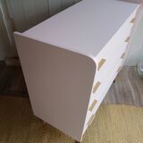 Renovated large format vintage chest of drawers