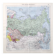 Vintage map Asia USSR Japan 43x43cm from 1950