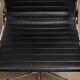 Charles & Ray Eames EA117 Office Chair in Black Leather and Chrome, Vitra