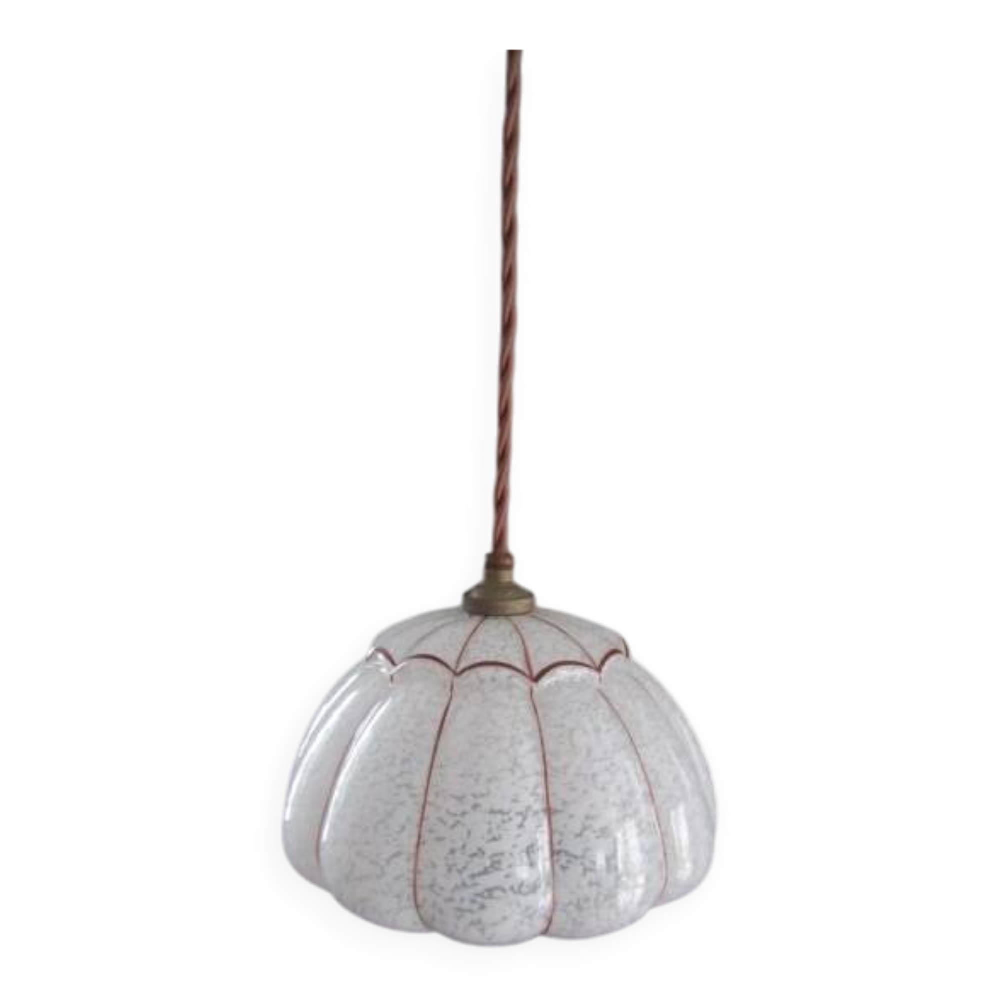 Antique suspension - Clichy glassware