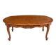 Table basse vintage Louis XV en bois 115cm