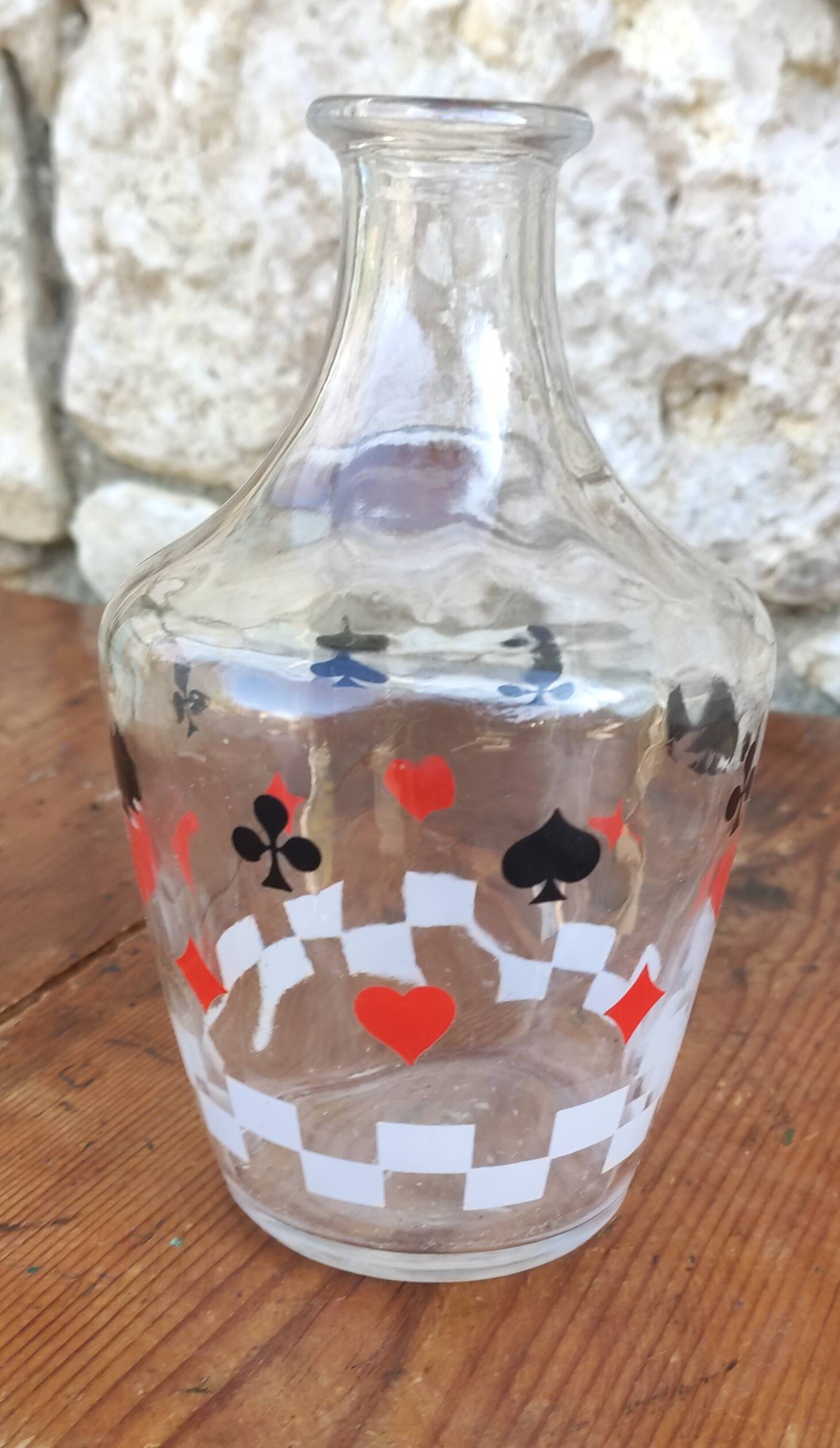 Carafe jeux de cartes
