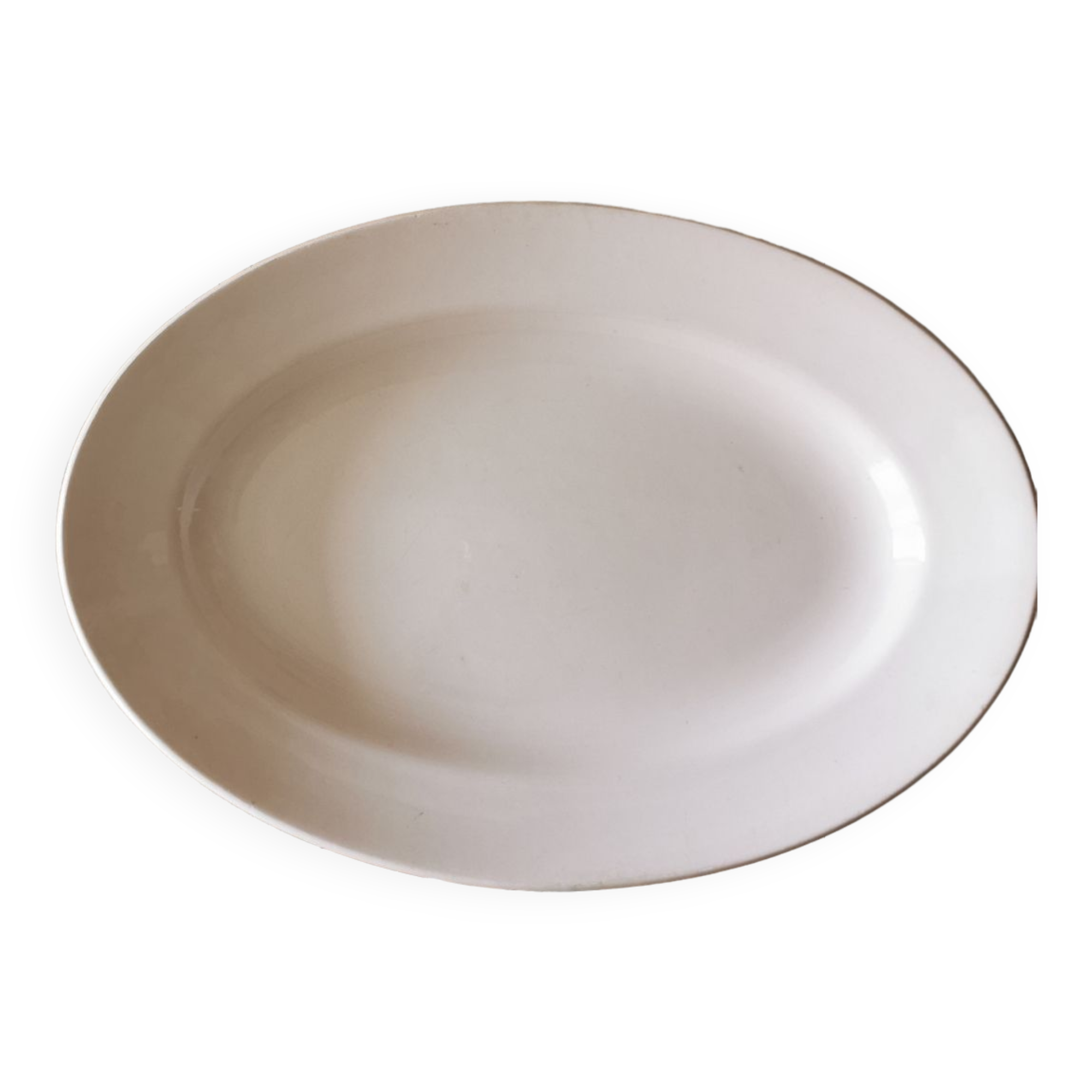 Serving dish Digoin Sarreguemines Rose