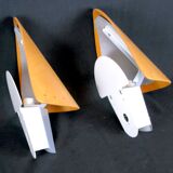 1970's Wooden Sconces by Soren Eriksen, France - a Pair
