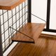 Italian mid century bookcase with a desk, 1970s
