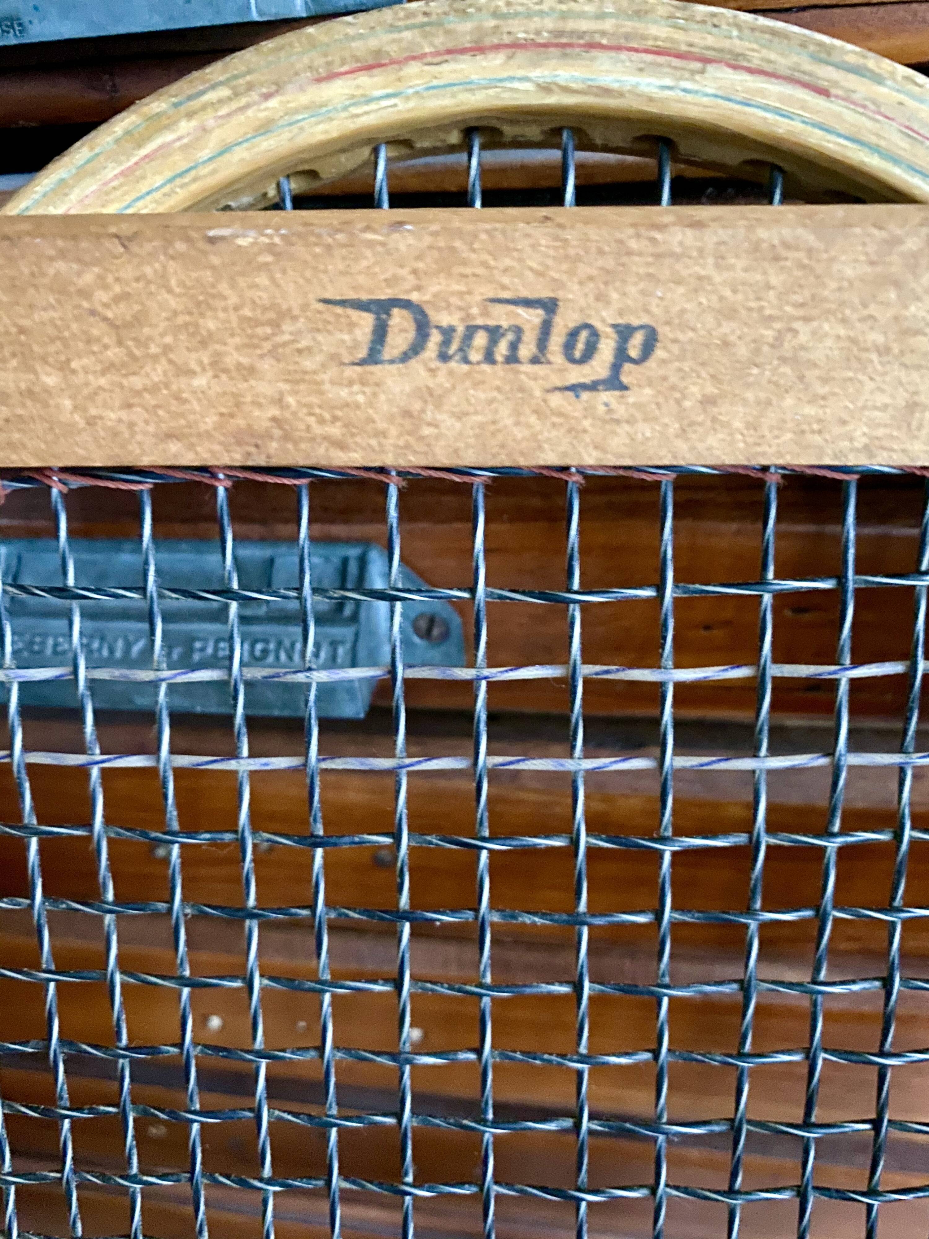 Pair of vintage tennis rackets