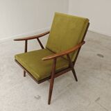 Boomerang armchair by Antonin Suman for Ton Bystrice Thonet 1960