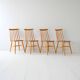 Ensemble de 4 chaises scandinaves Fanett par Ilmari Tapiovaara
