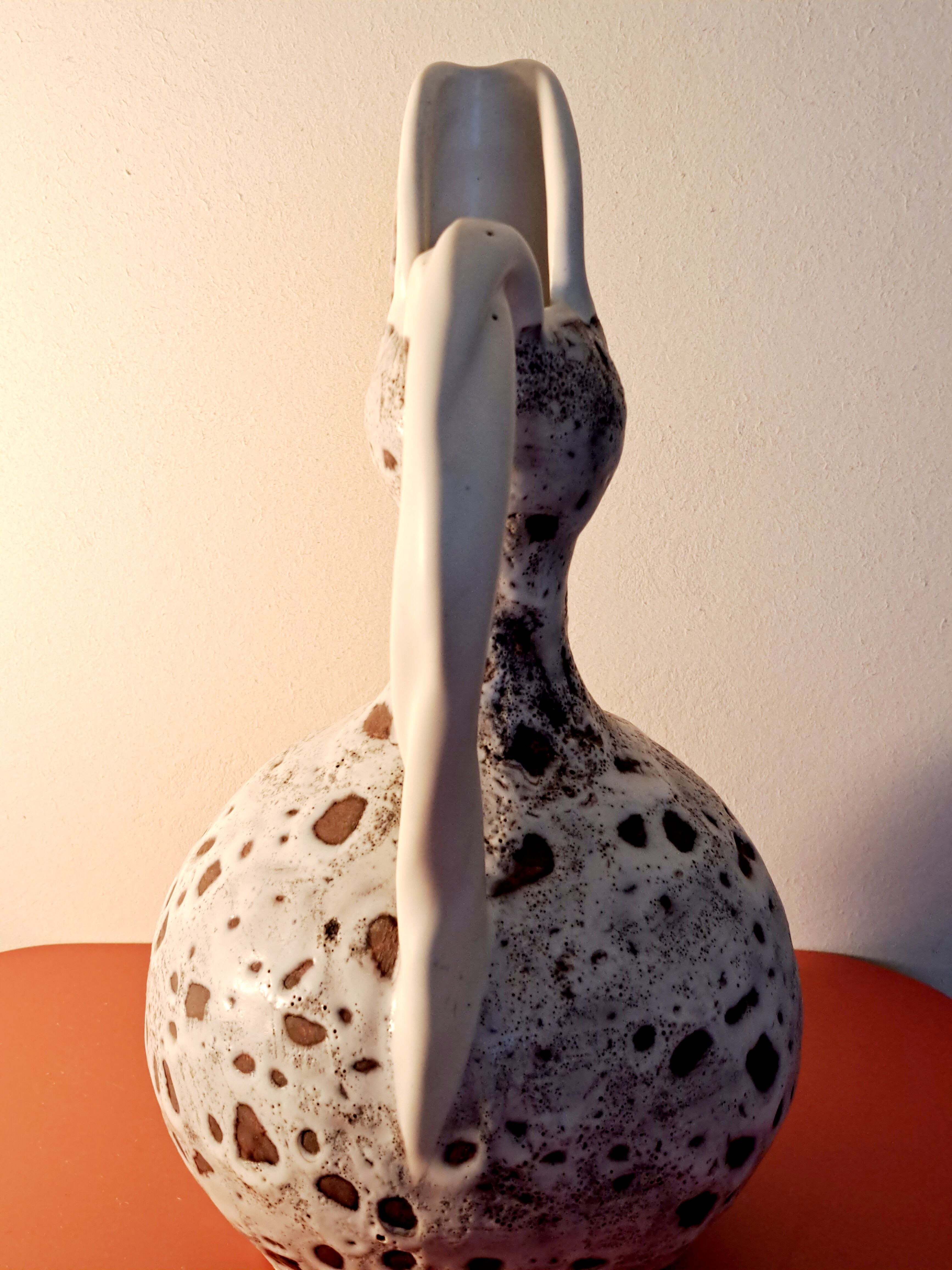 Ceramic pitcher Vallauris 1960