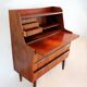 Scandinavian mahogany secretary, Norway, 1960.