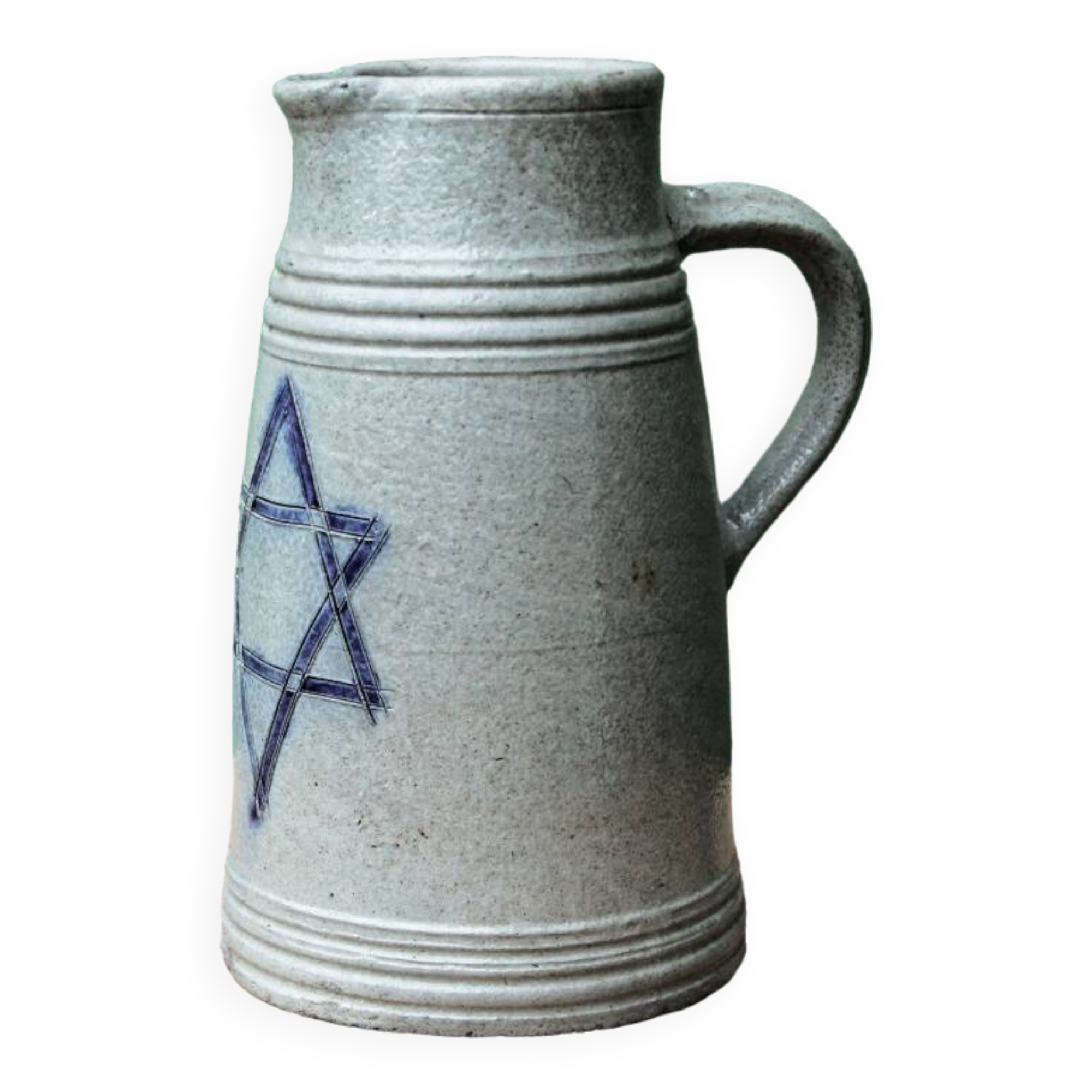Betschdorf stoneware pitcher, star of brewers