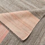 6x10 Salmon & Brown Contemporary Vintage Kilim Rug, 188x304Cm SK 33353