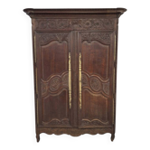 Large Norman wedding wardrobe from the 19th century.