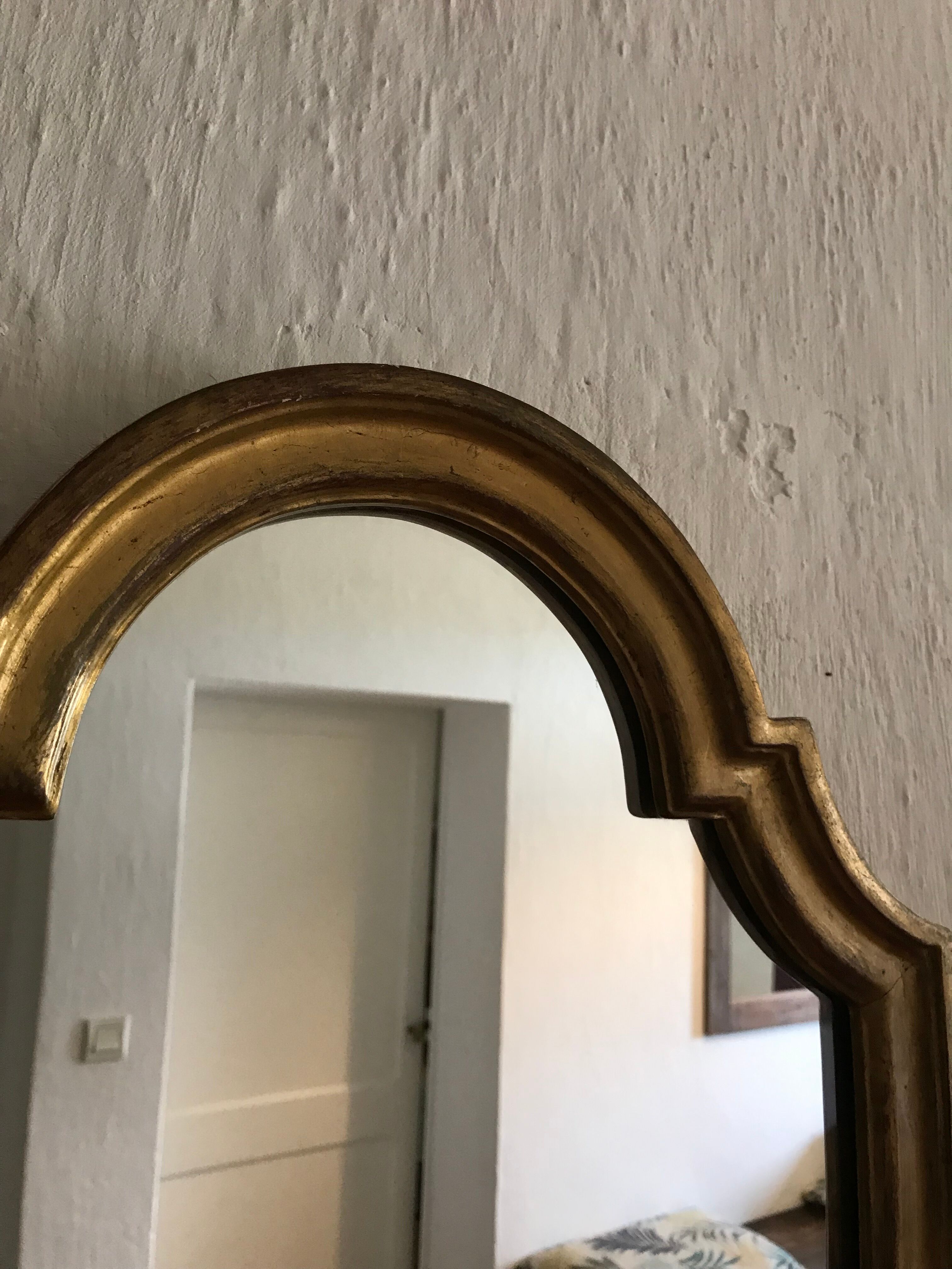 Mirror golden frame