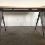 Jean Prouvé "compas" table from the 50's