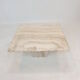 Italian travertine coffee table, 1980's