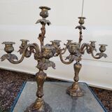A pair of candlesticks