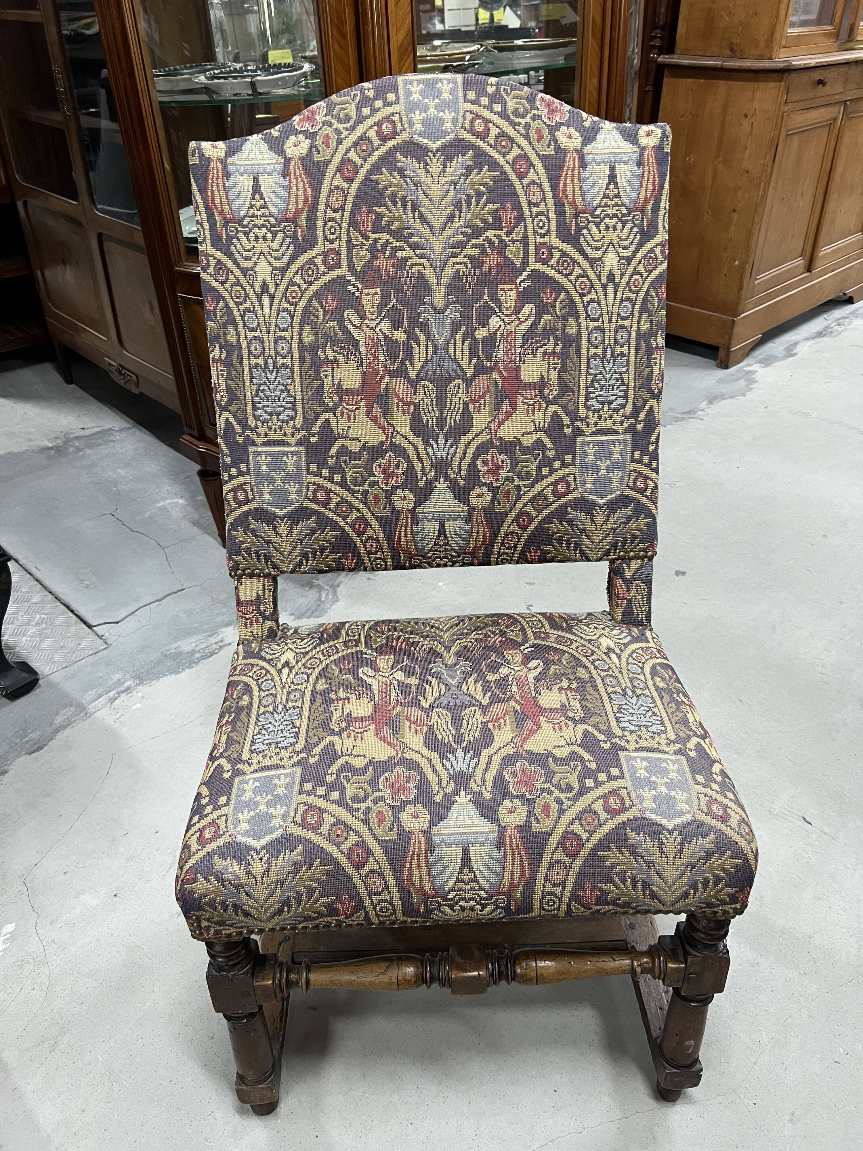 Antique Louis XIII style extra chair