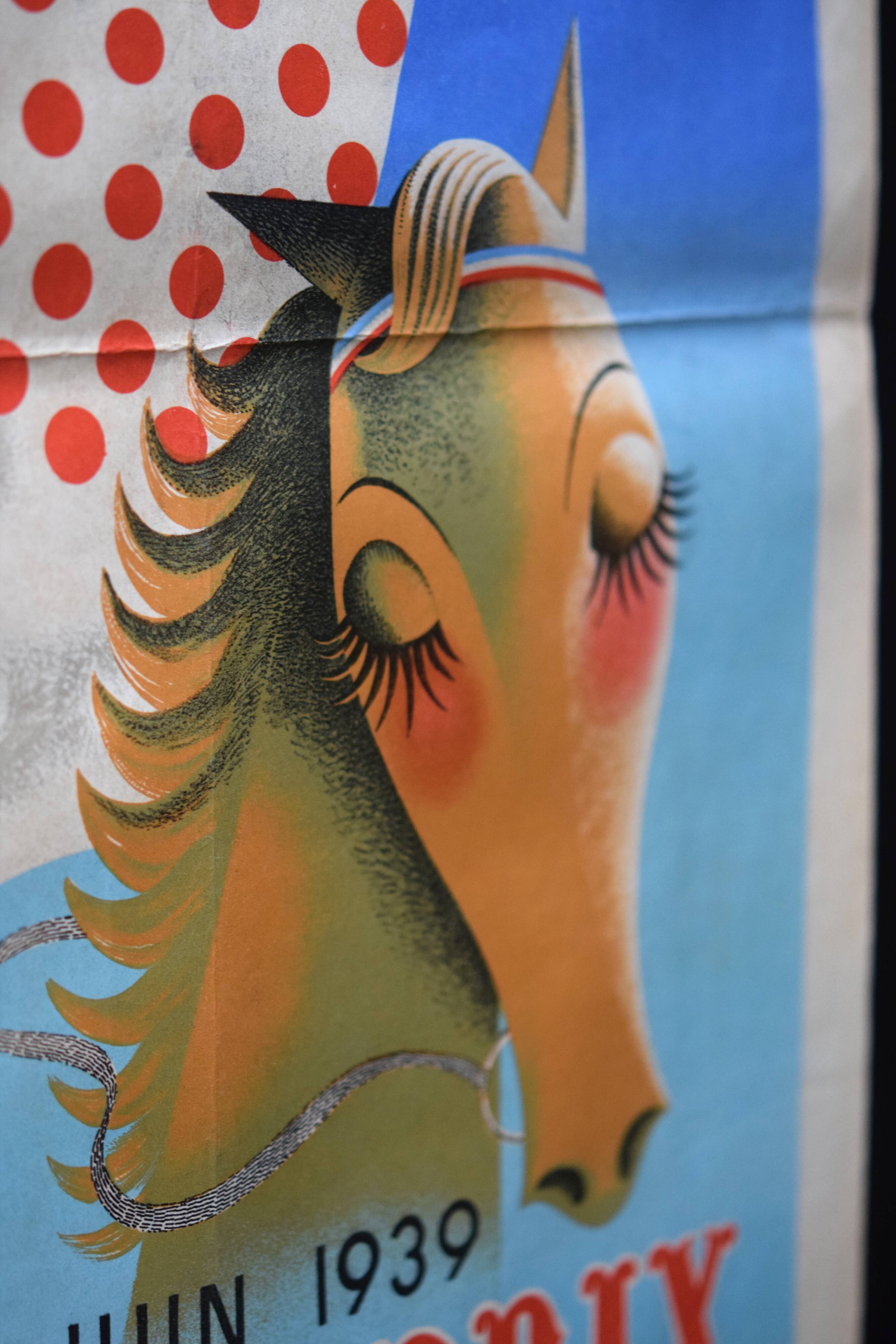 1939 National Lottery Poster "Grand Prix"