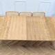 Vintage oak oval table