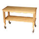 Large serving trolley in blond wood from... matignon! (2/2)