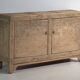 Long antique buffet in elm with two doors – China, circa 1950