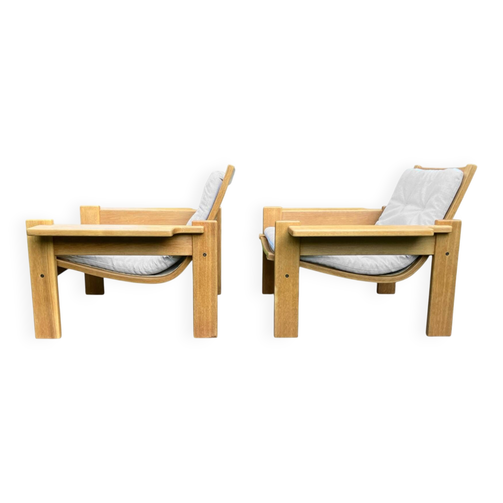 2 x Swedese "Kontra" armchairs Yngve Ekström vintage Sweden