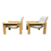2 x Swedese "Kontra" armchairs Yngve Ekström vintage Sweden