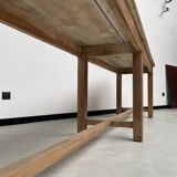 Oak console farm table 3m