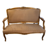 Canapé de style Louis XV bois doré