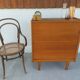 vintage chest of drawers, 60s-70s, "hidden" handles