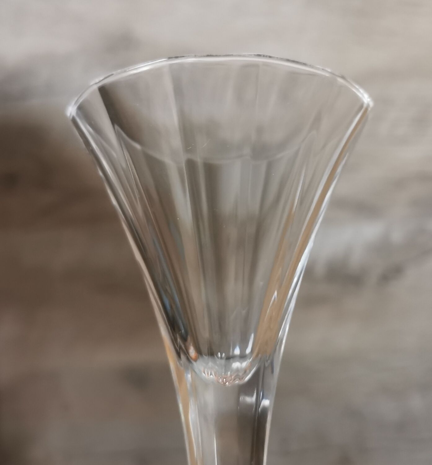 Durand Monceaux crystal liqueur glasses