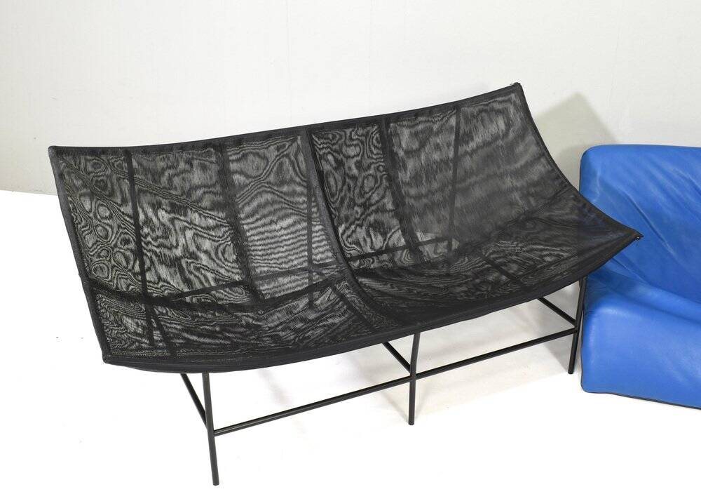 Butterfly sofa in leather by Gerard Van Den Berg for Montis, Netherlands, 1980s