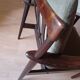 Pair of Danish Grete Jalk armchairs model Poul Jeppesen 56 in rosewood Denmark.