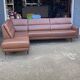 Vintage Leather Lounging Sofa by Prominent