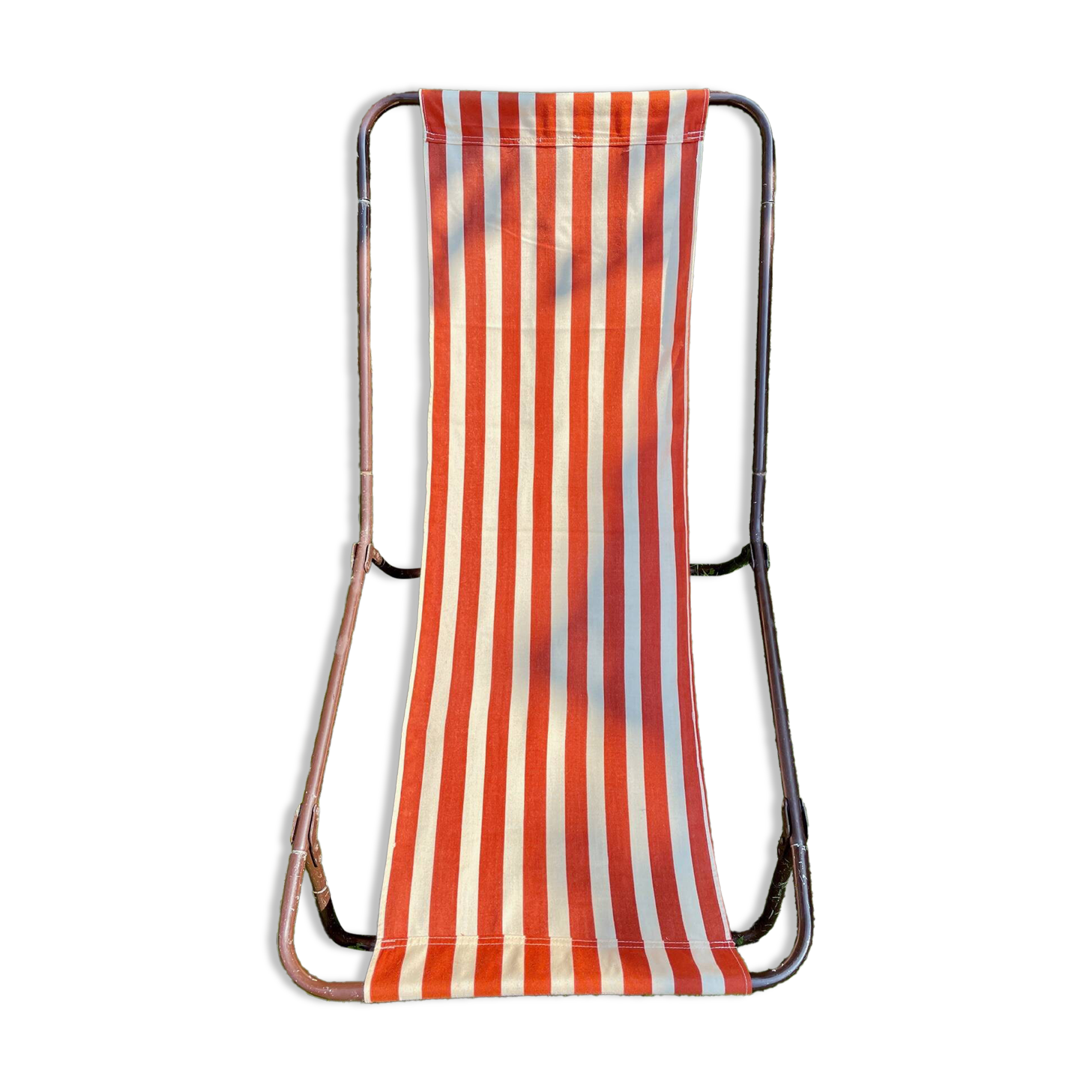 Vintage portable and removable deckchair