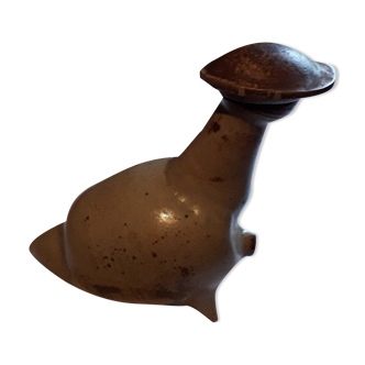 Zoomorphic ceramic (goose-shaped) vinegar maker stylized