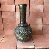 TAMEGROUTE POTTERY VASE IN GLAZED TERRACOTTA