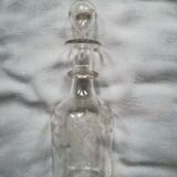 Set of four glass carafes
