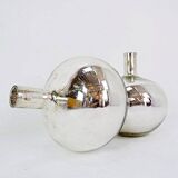 Pair of mercury glass vases