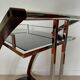 "Z-Shape" vintage 70s dessert table, Italian design: a real favourite.