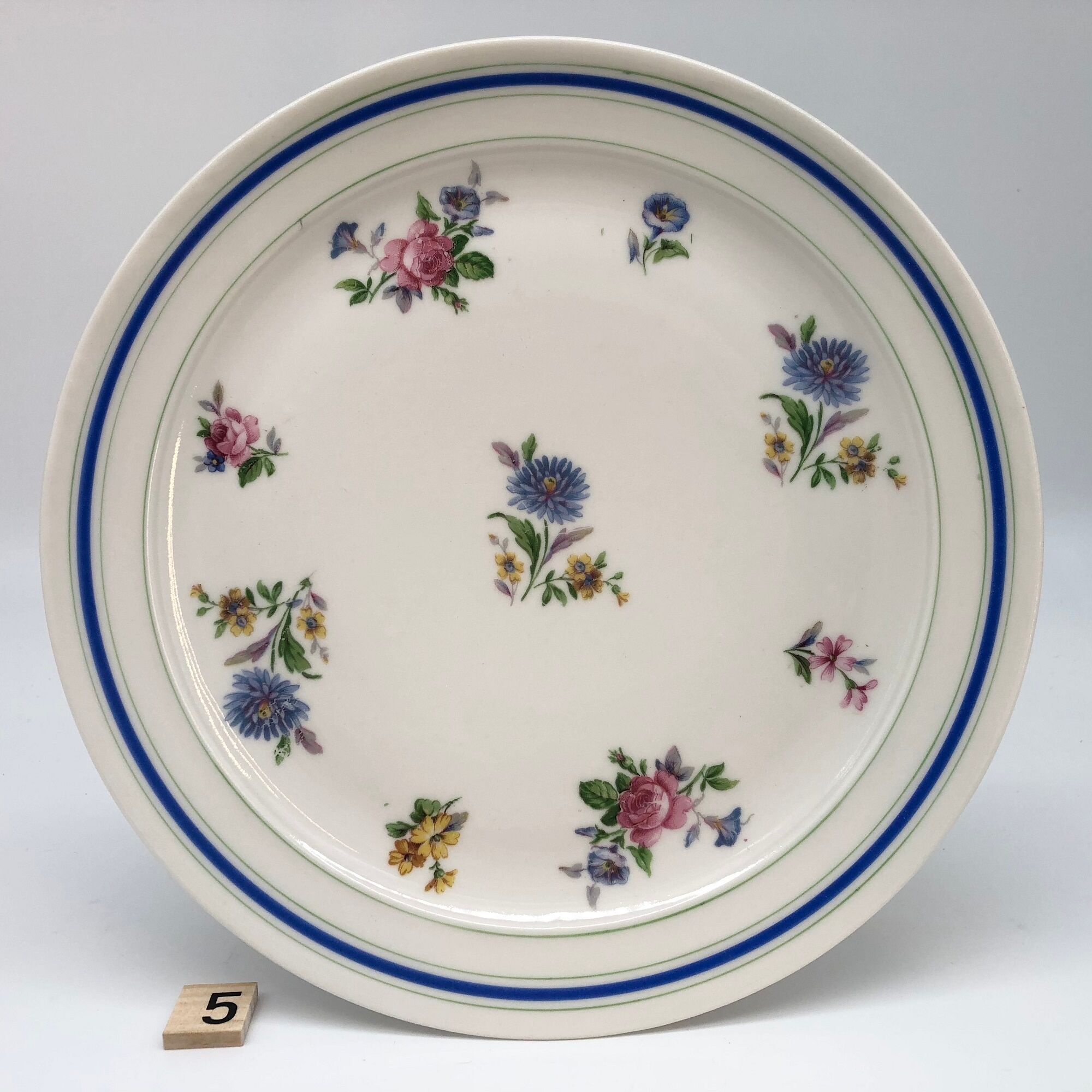 6 plates plates " lourioux foëcy "