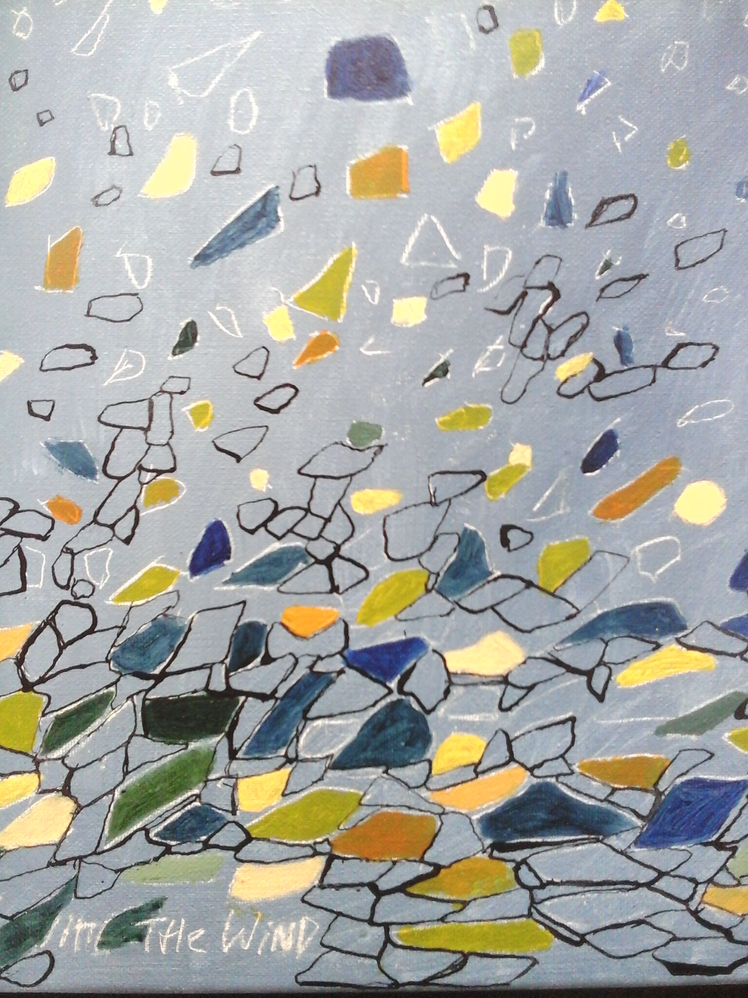 "blowin in the wind" acrylic