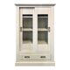 White oak display cabinet