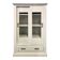 Vitrine blanche en chêne