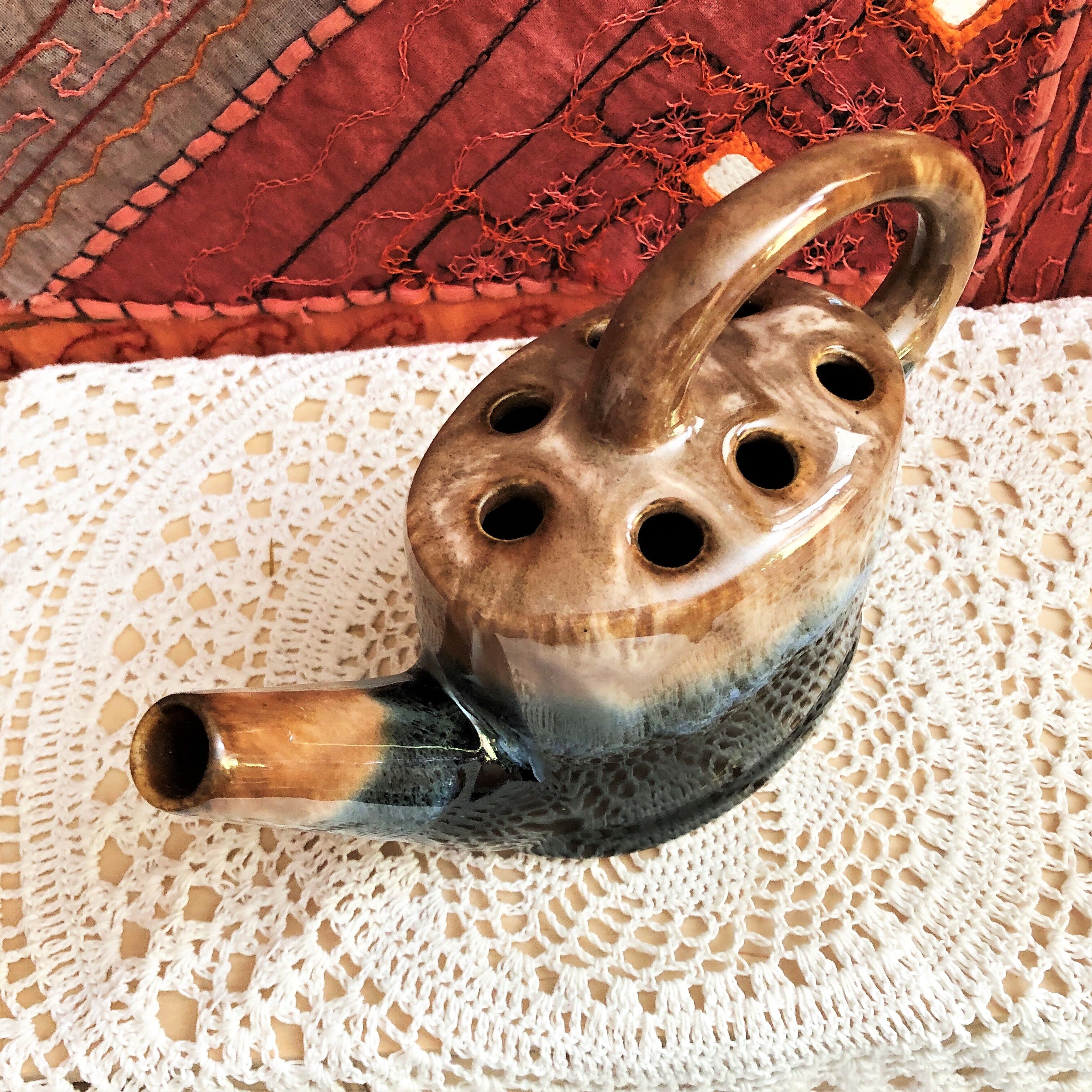 Vintage ceramic flower bouquet