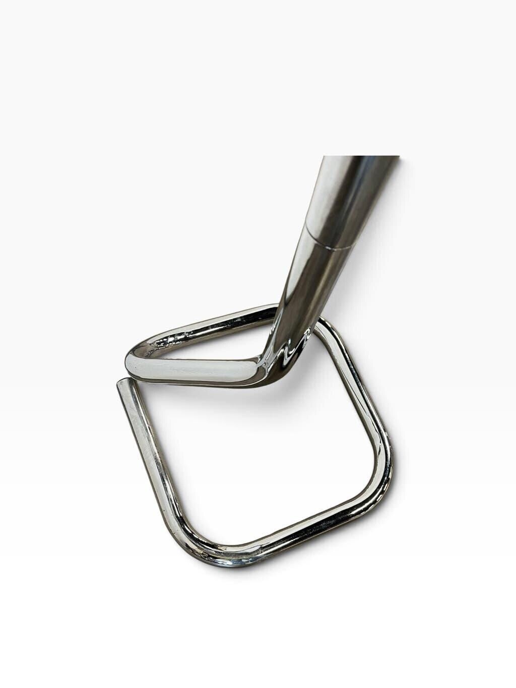 Chrome vintage coat stand / floor coat rack