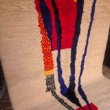 Azilal Wool Rug, White, 250 x 155 cm