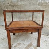 Old display cabinet shop display case or museum cabinet